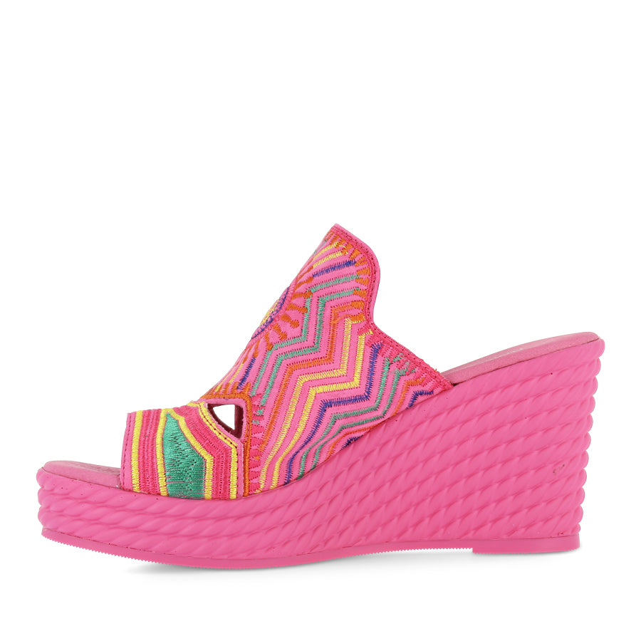 EILAM - PINK MULTI SUEDE