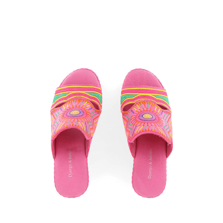EILAM - PINK MULTI SUEDE