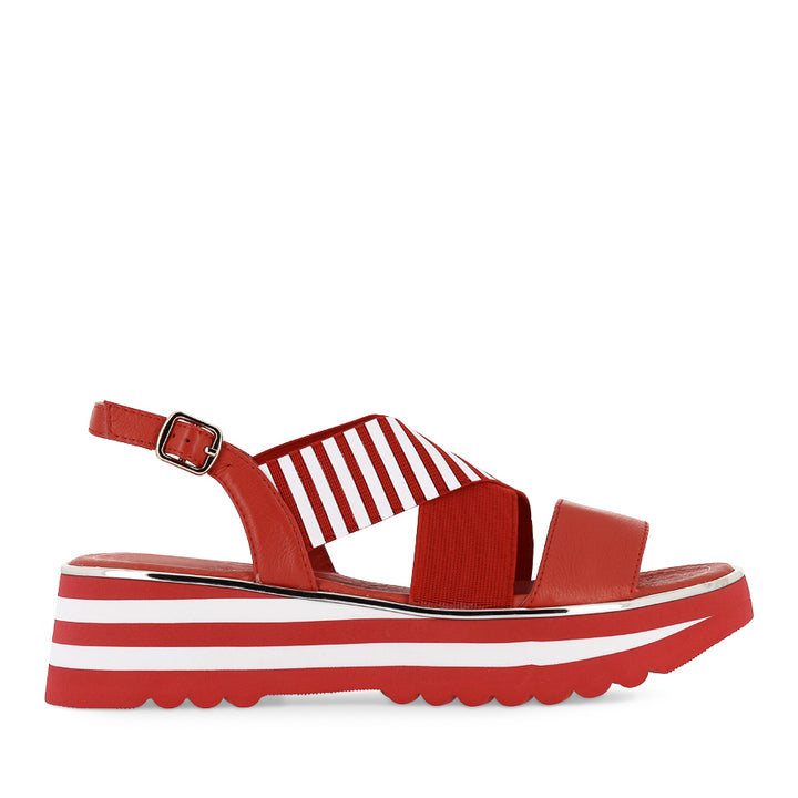 HUNTERS - RED WHITE LEATHER