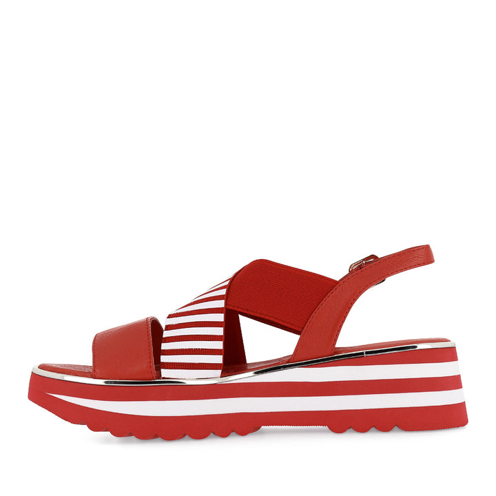 HUNTERS - RED WHITE LEATHER