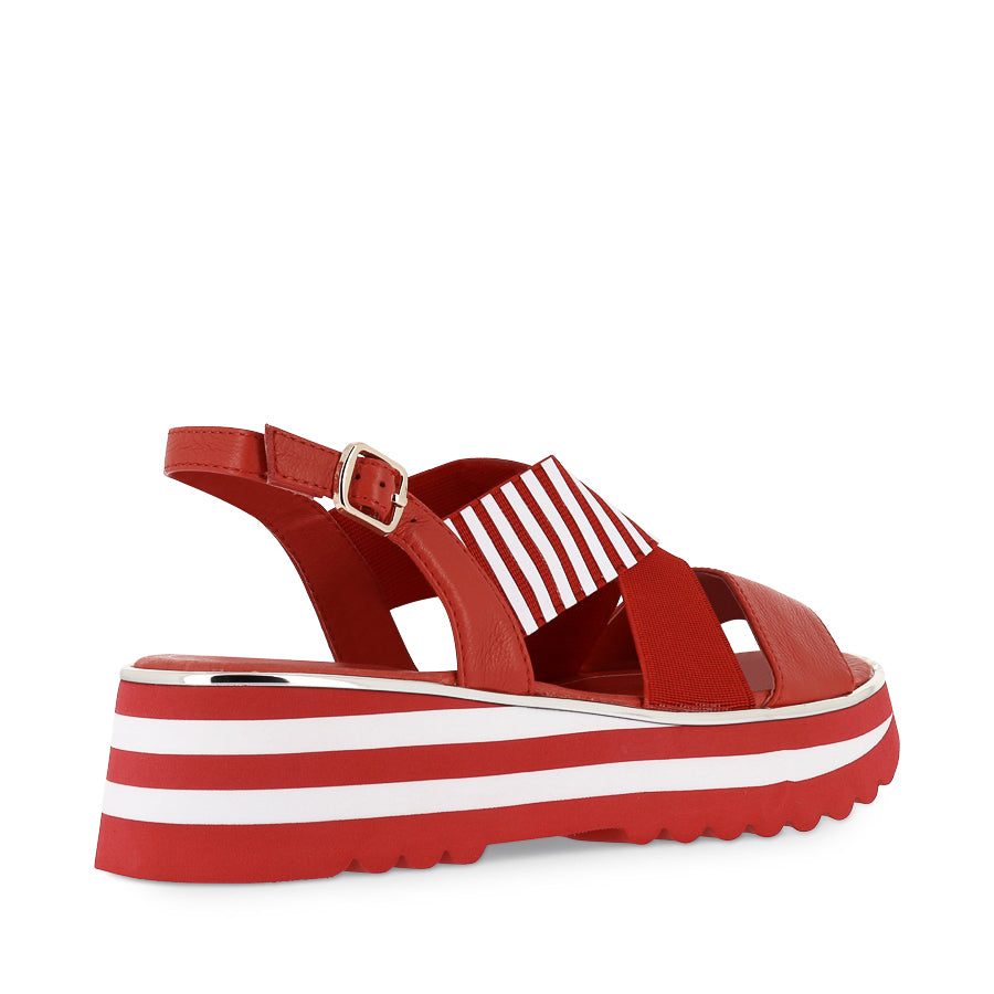 HUNTERS - RED WHITE LEATHER