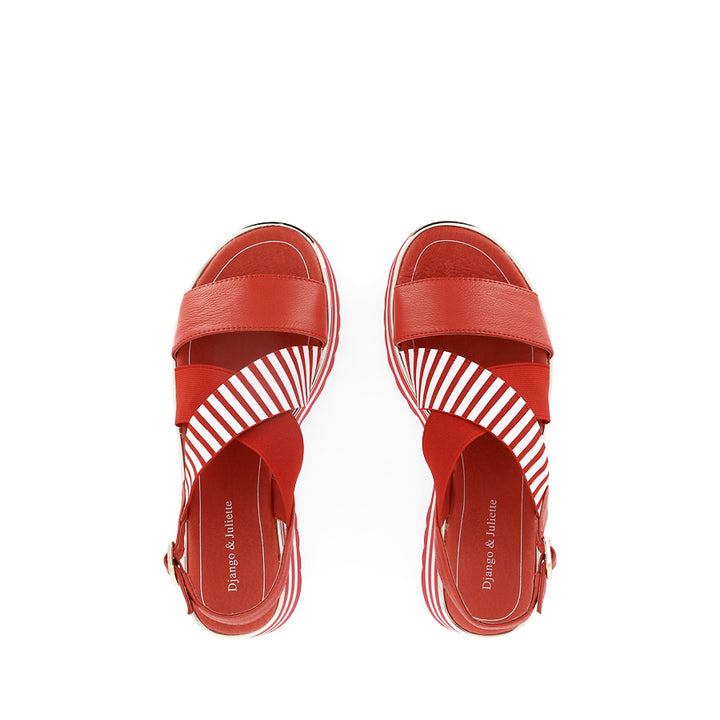 HUNTERS - RED WHITE LEATHER