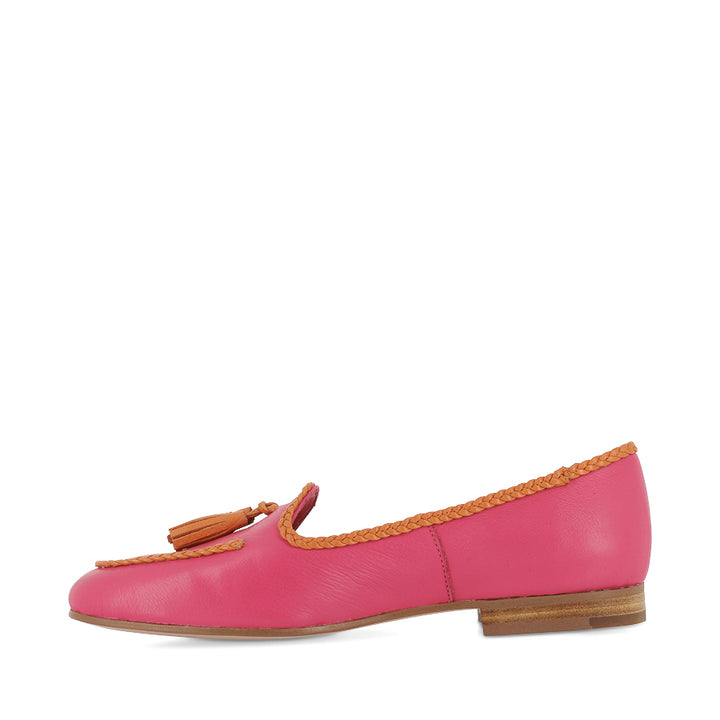 IDAHOT - FUSCHIA ORANGE LEATHER