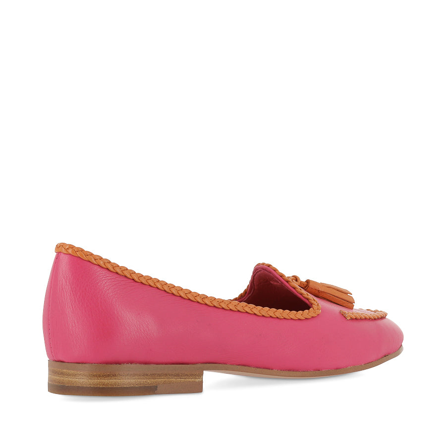 IDAHOT - FUSCHIA ORANGE LEATHER