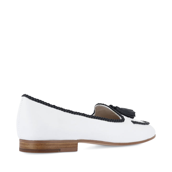 IDAHOT - WHITE NAVY LEATHER