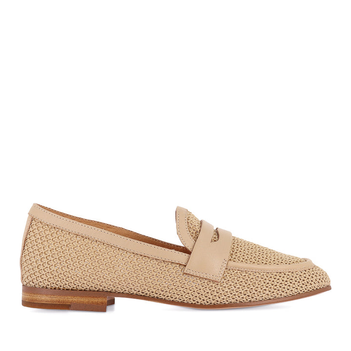 IRAS - NATURAL RAFFIA LEATHER