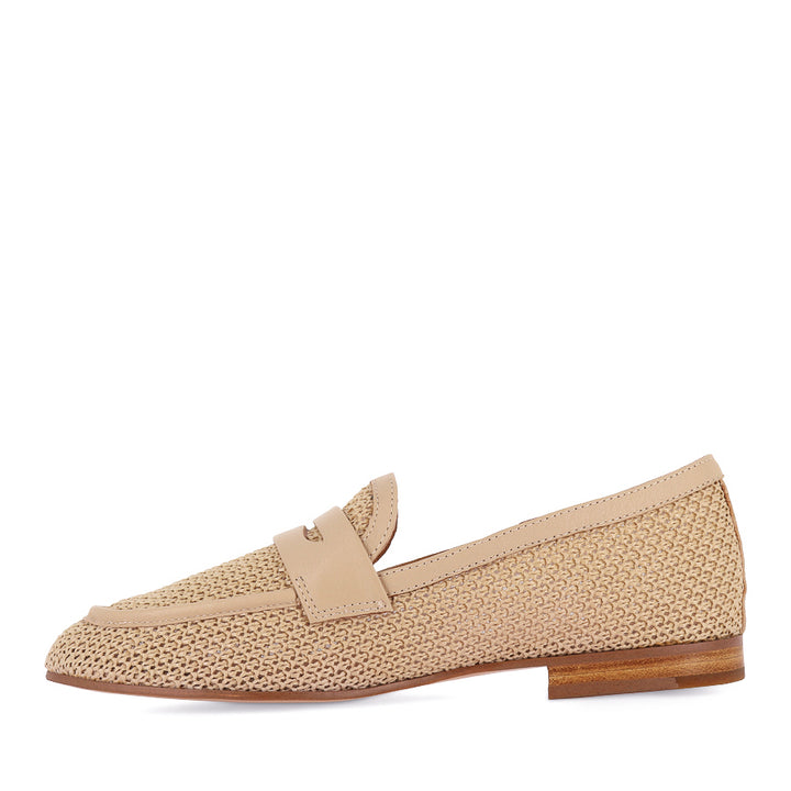 IRAS - NATURAL RAFFIA LEATHER
