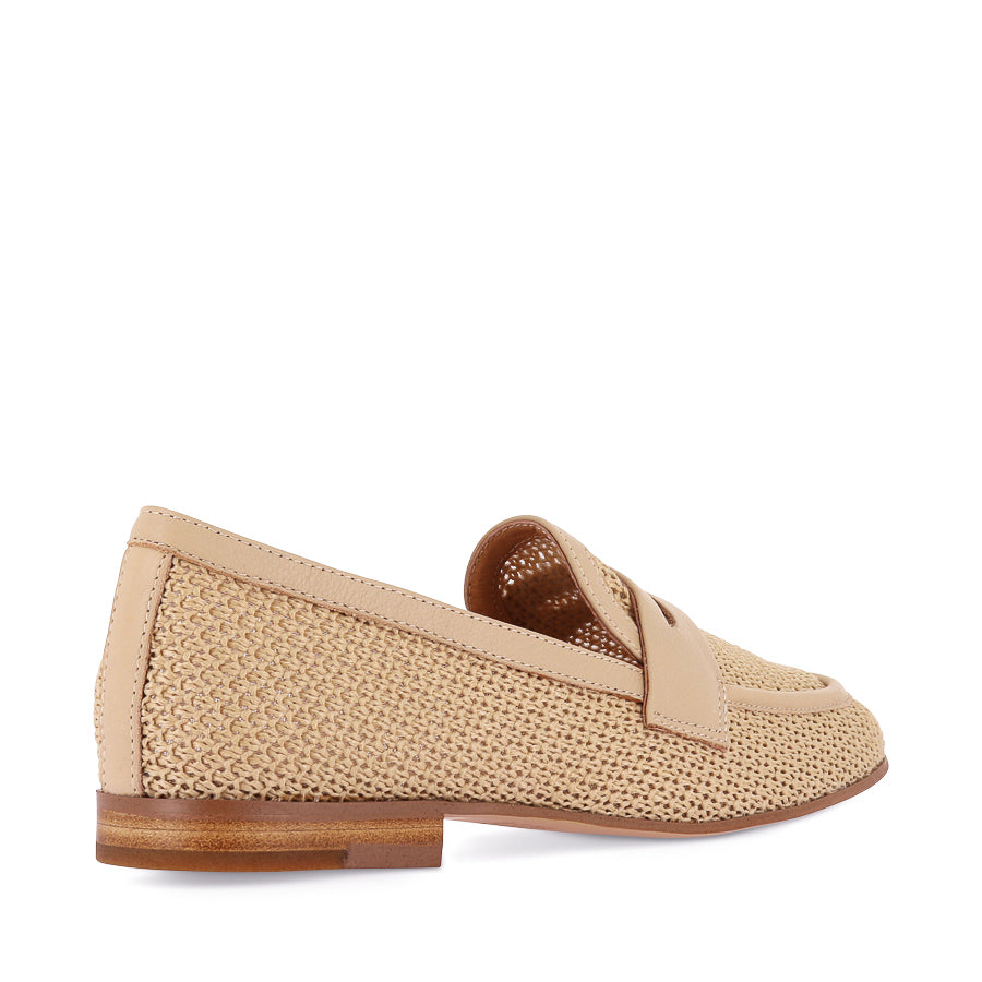 IRAS - NATURAL RAFFIA LEATHER