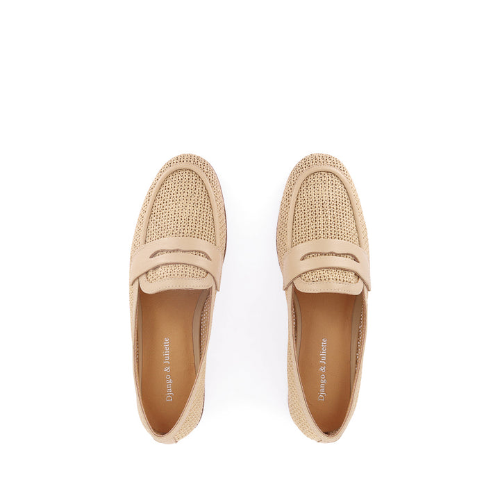 IRAS - NATURAL RAFFIA LEATHER