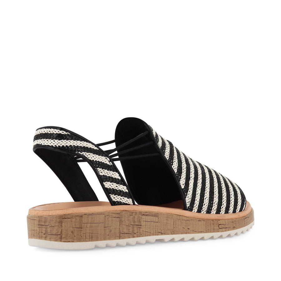 OARLISS - BLACK STRIPE RAFFIA