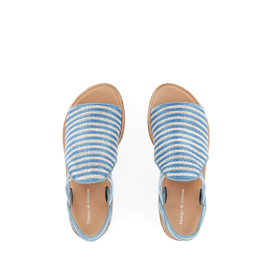 OARLISS - BLUE STRIPE RAFFIA