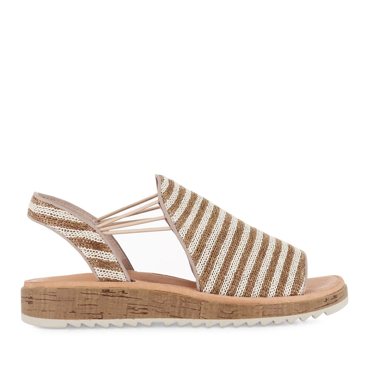 OARLISS - COFFEE STRIPE RAFFIA
