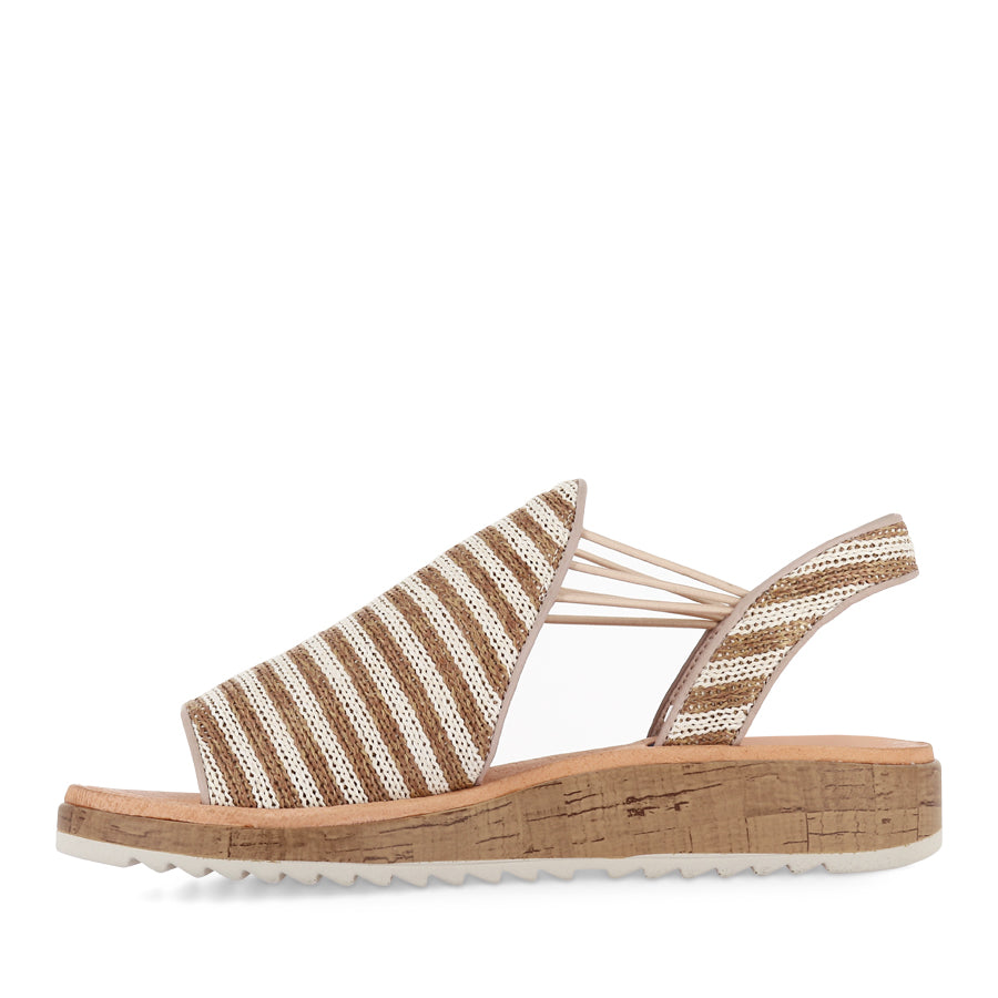 OARLISS - COFFEE STRIPE RAFFIA