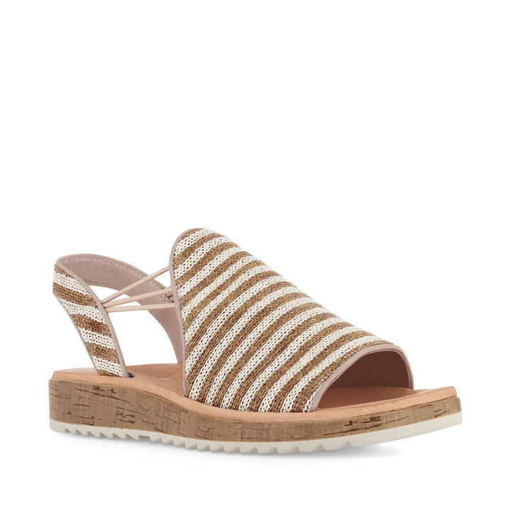 OARLISS - COFFEE STRIPE RAFFIA
