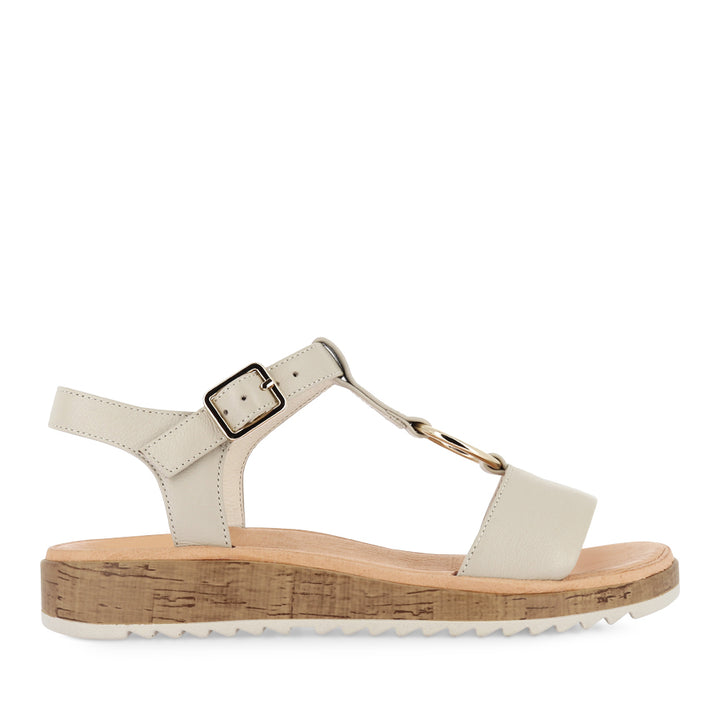 ONIGHTS - VANILLA LEATHER ALMOND SOLE