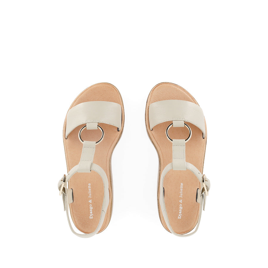 ONIGHTS - VANILLA LEATHER ALMOND SOLE