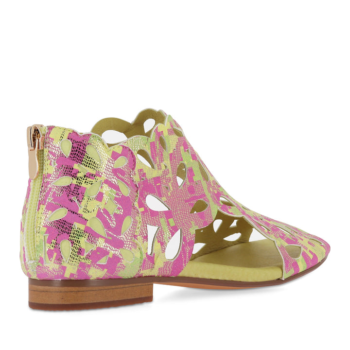 PIETRO - LIME PINK MULTI LEATHER