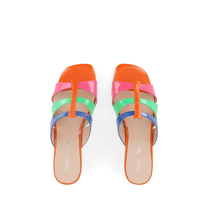 WELVET - HOT PINK MULTI LEATHER