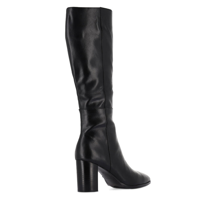 ALLOUTA - BLACK BLACK LEATHER