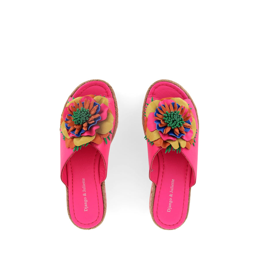 ALMEDAL - HOT PINK BRIGHT MULTI LEATHER