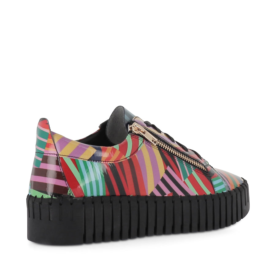 BUMP - BLACK STRIPE MULTI PATENT