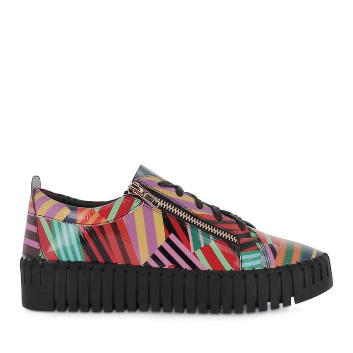 BUMP - BLACK STRIPE MULTI PATENT