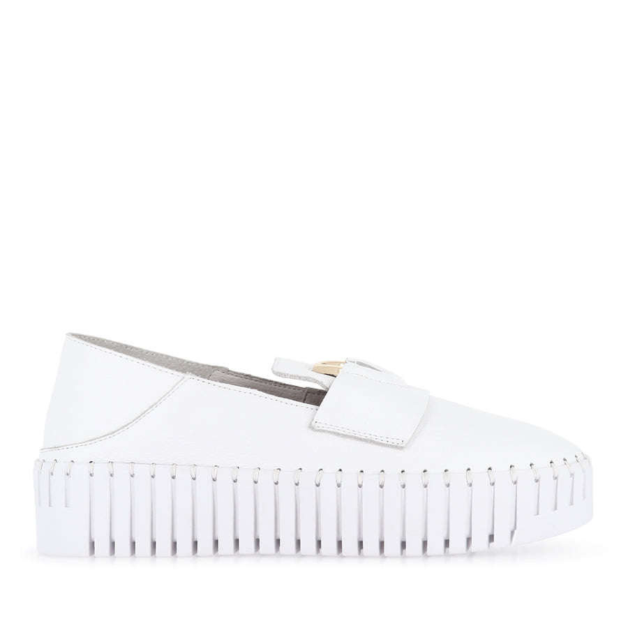 BURBANKS - WHITE WHITE LEATHER