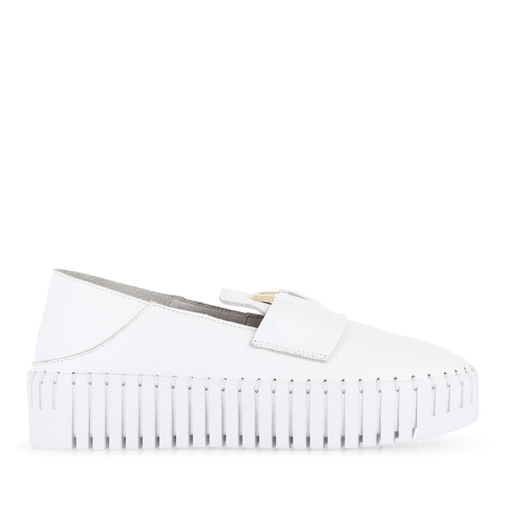 BURBANKS - WHITE WHITE LEATHER