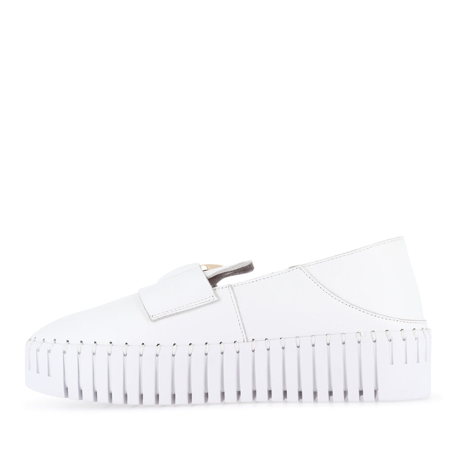 BURBANKS - WHITE WHITE LEATHER