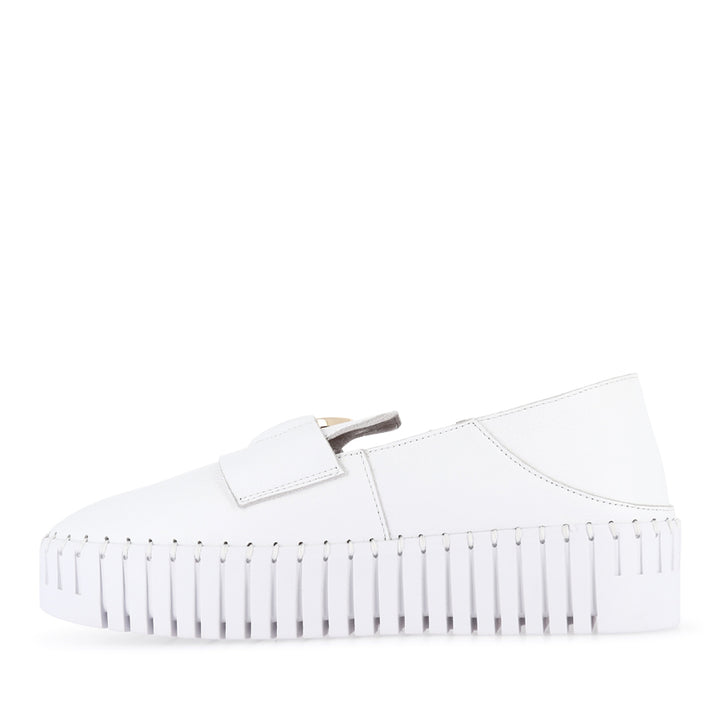 BURBANKS - WHITE WHITE LEATHER