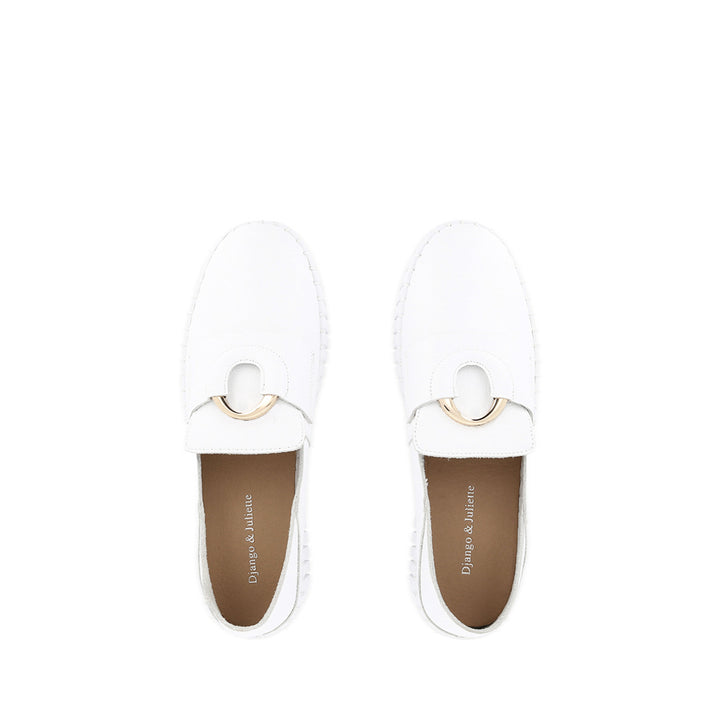 BURBANKS - WHITE WHITE LEATHER