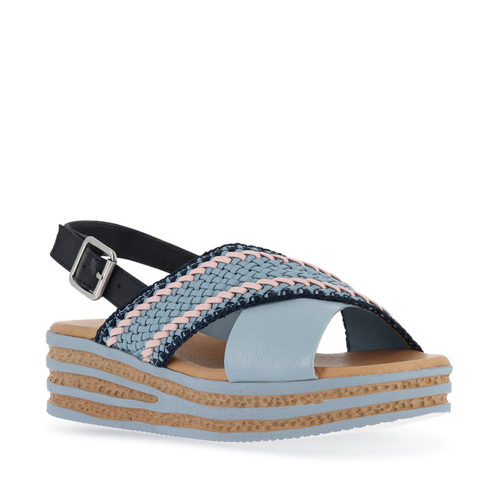 CAYCI - DENIM LEATHER MULTI WEAVE