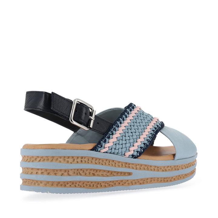 CAYCI - DENIM LEATHER MULTI WEAVE