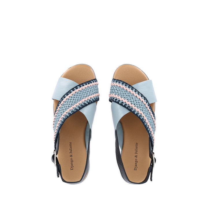 CAYCI - DENIM LEATHER MULTI WEAVE