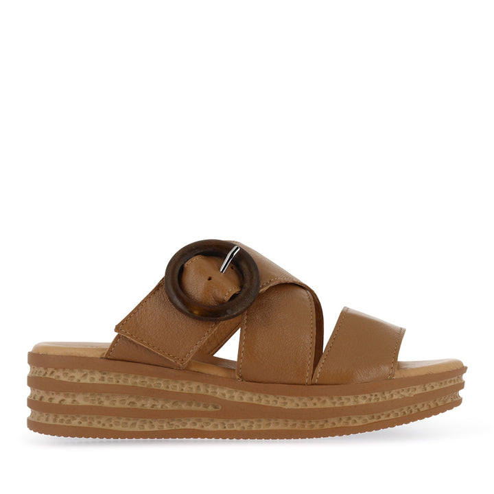 CHENOA - DARK TAN LEATHER