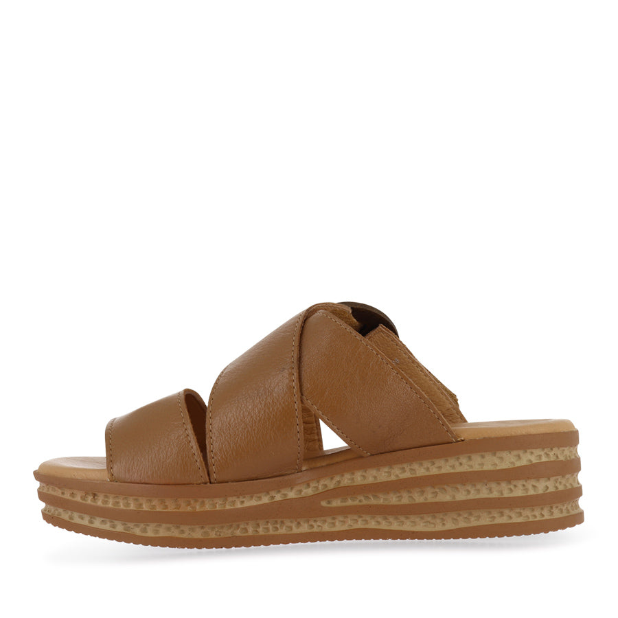 CHENOA - DARK TAN LEATHER