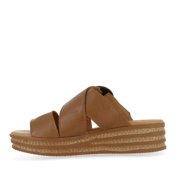 CHENOA - DARK TAN LEATHER