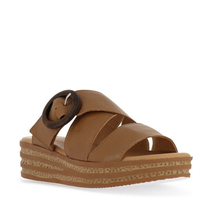 CHENOA - DARK TAN LEATHER