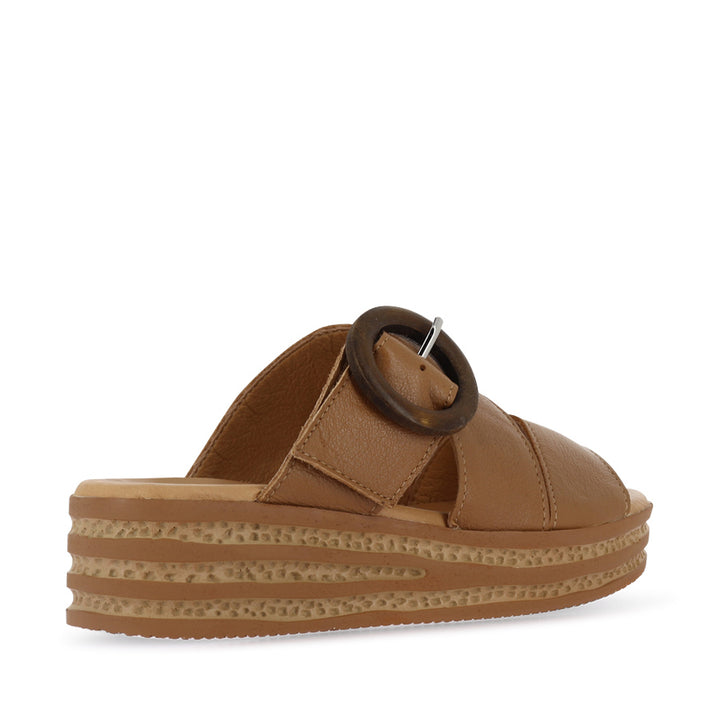 CHENOA - DARK TAN LEATHER