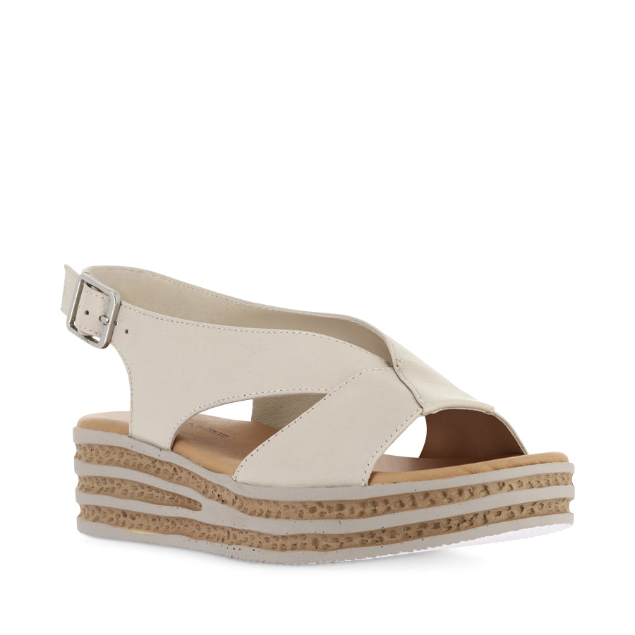 CHRISTA - ALMOND LEATHER