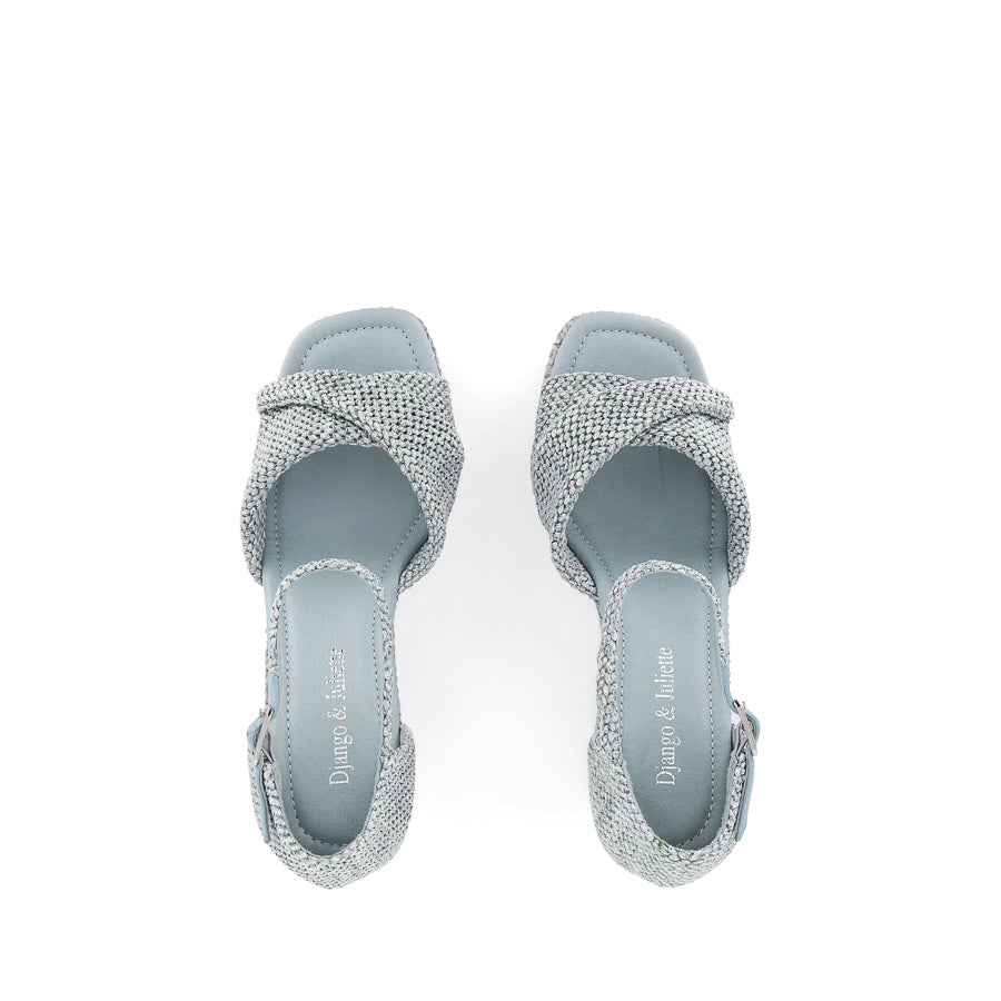 COTTON - DENIM RAFFIA
