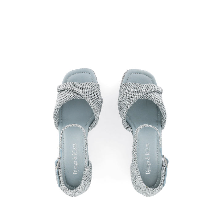 COTTON - DENIM RAFFIA