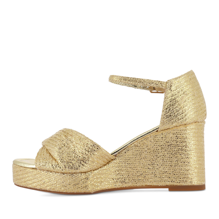 COTTON - GOLD RAFFIA