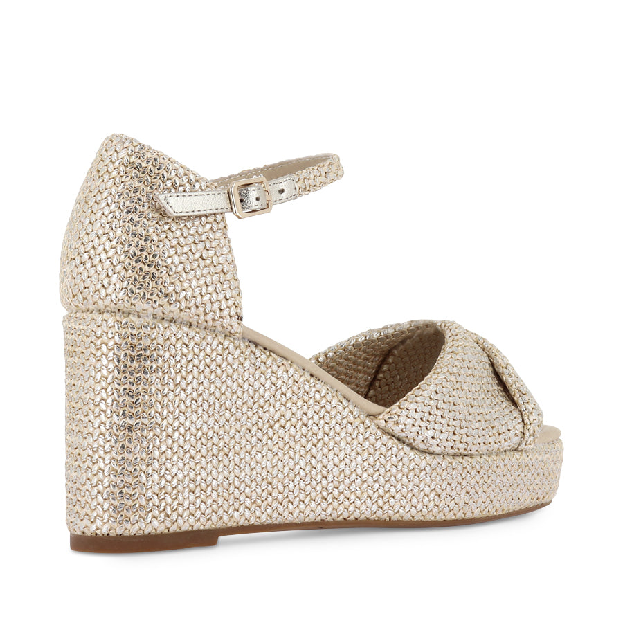 COTTON - LATTE METALLIC RAFFIA