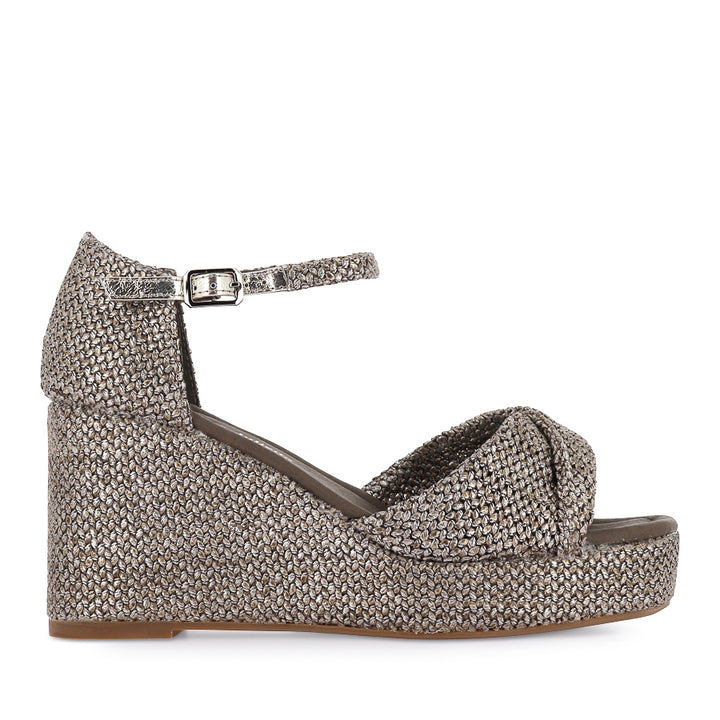 COTTON - TAUPE METALLIC RAFFIA