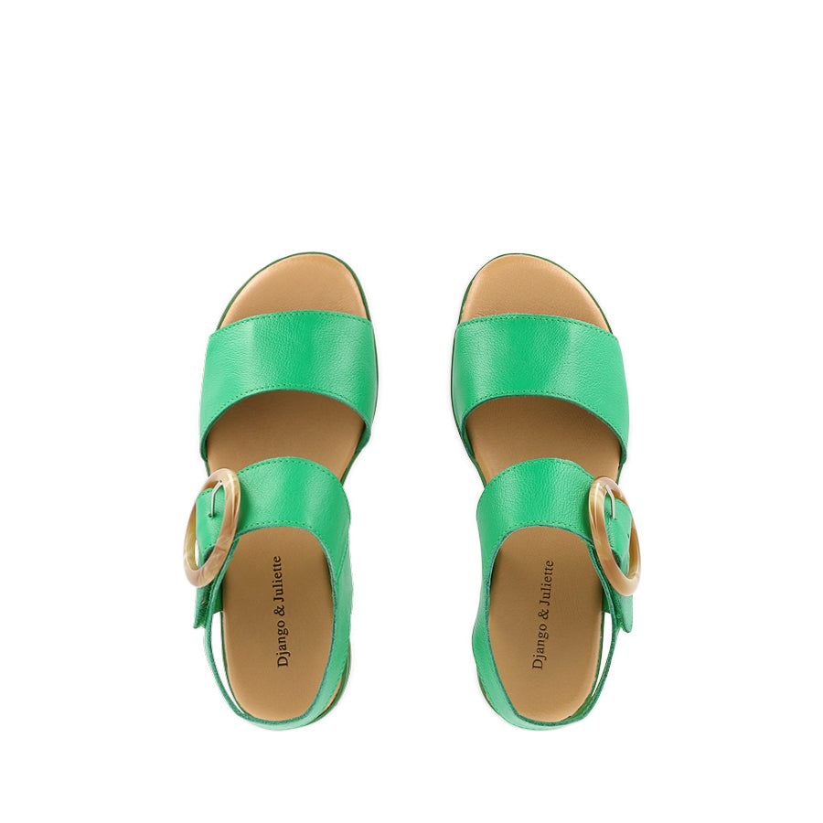 CUBBIE - BRIGHT EMERALD LEATHER