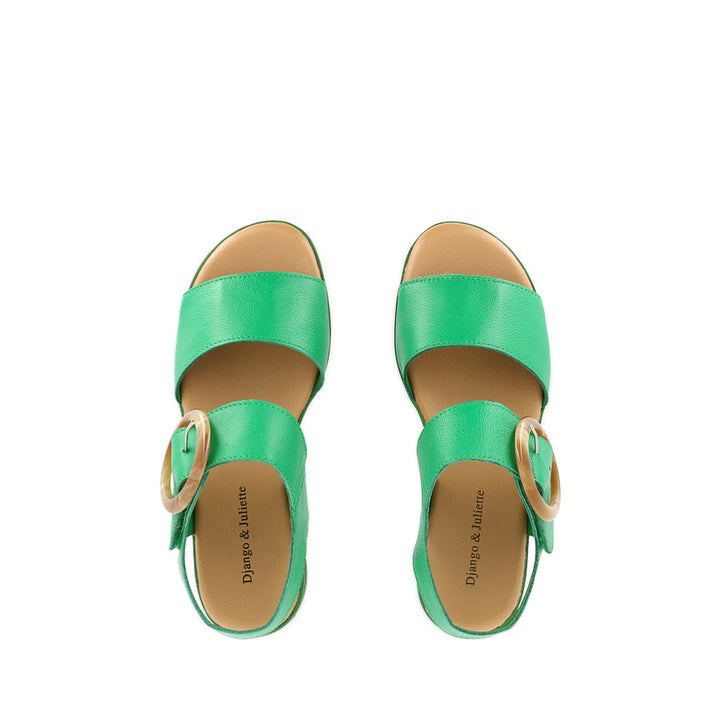 CUBBIE - BRIGHT EMERALD LEATHER