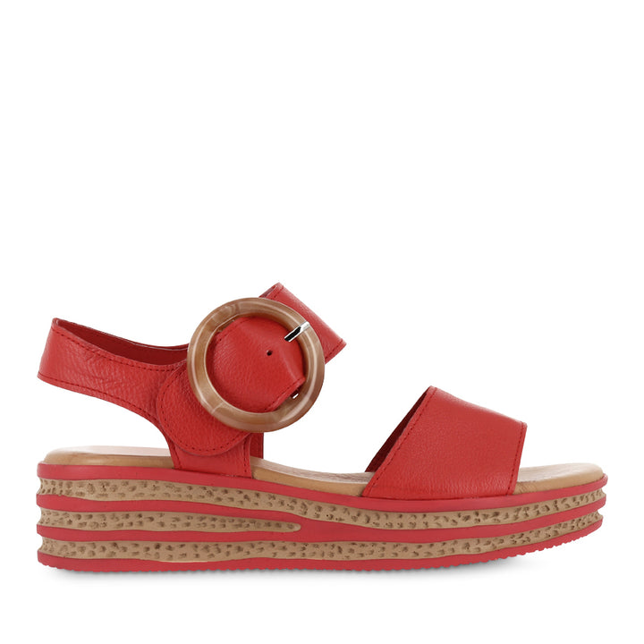 CUBBIE - RED LEATHER