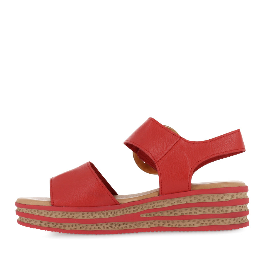 CUBBIE - RED LEATHER