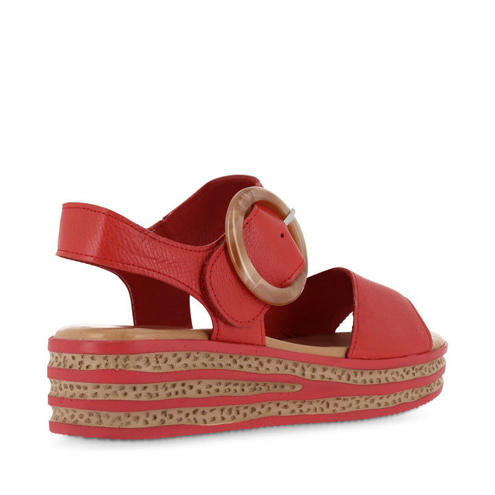 CUBBIE - RED LEATHER